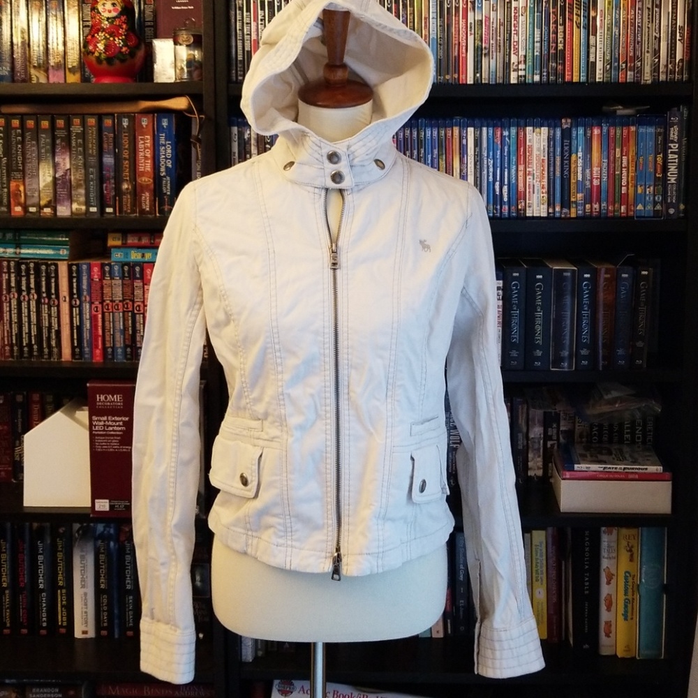 Abercrombie stretch moto jacket